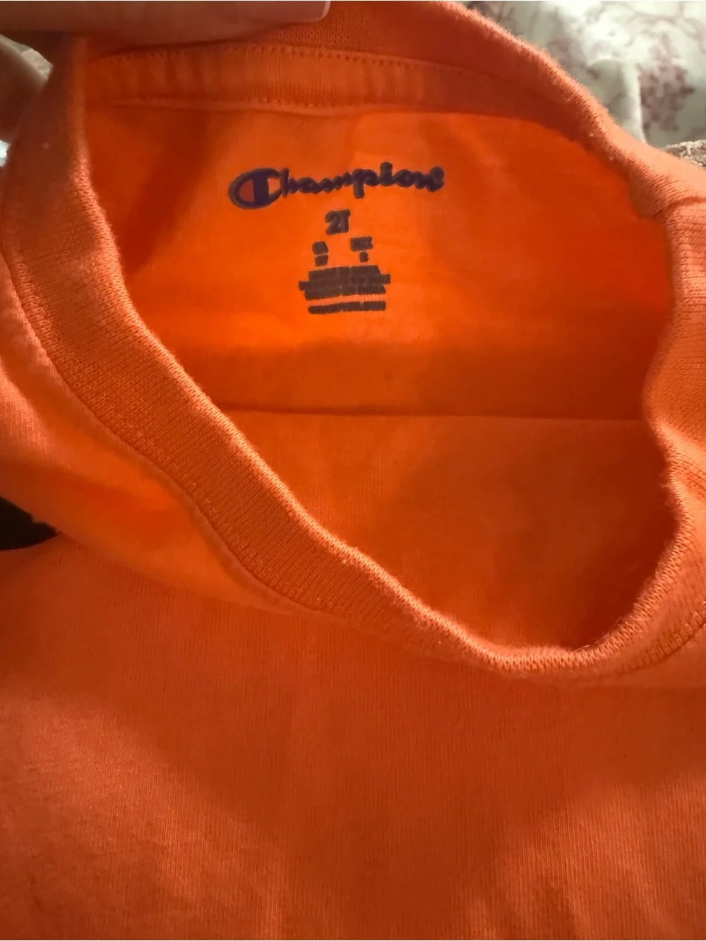 Champion Kids Matching Set Orange Top & Beige Bottoms